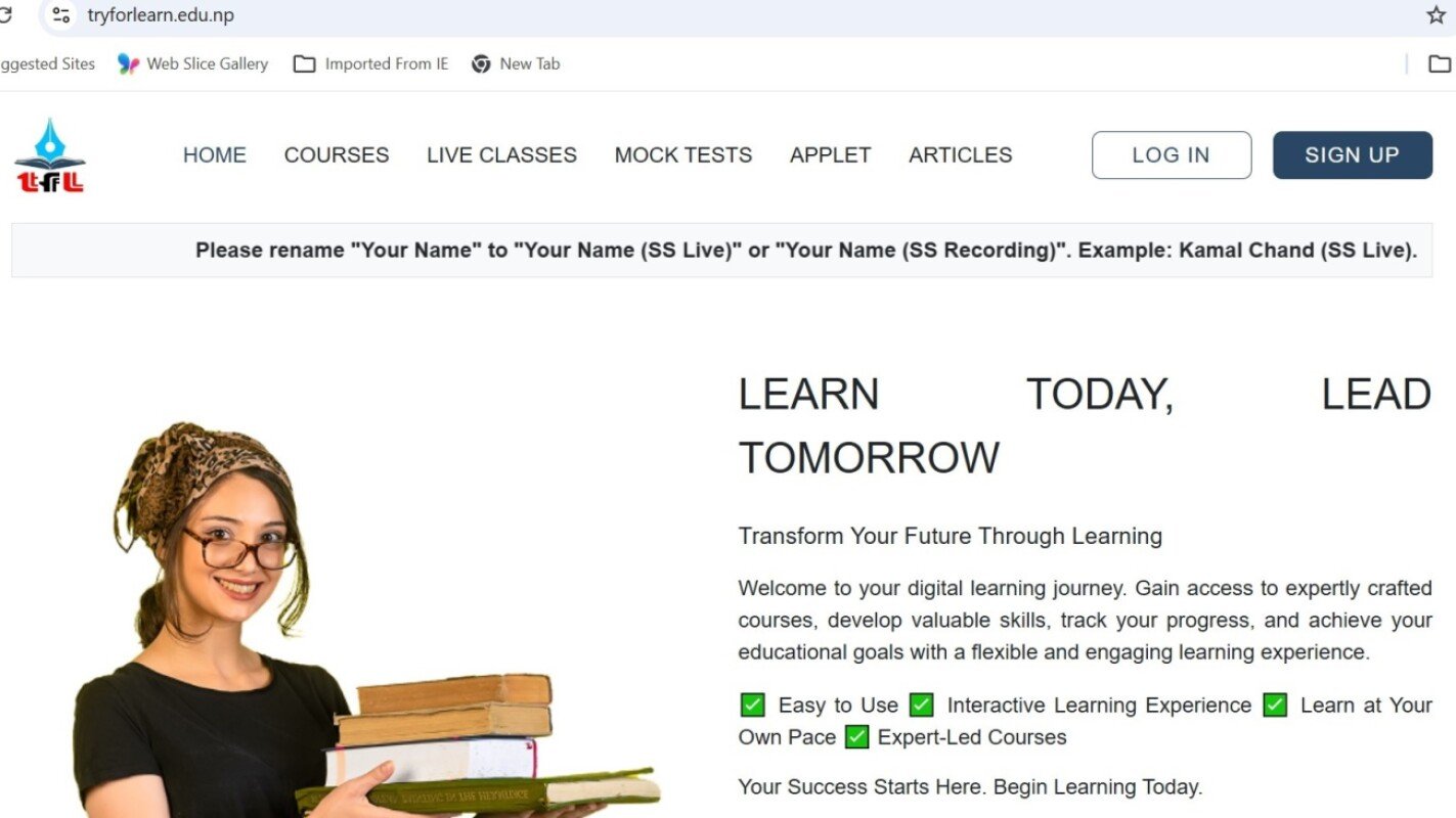 tryforlearn.edu.np